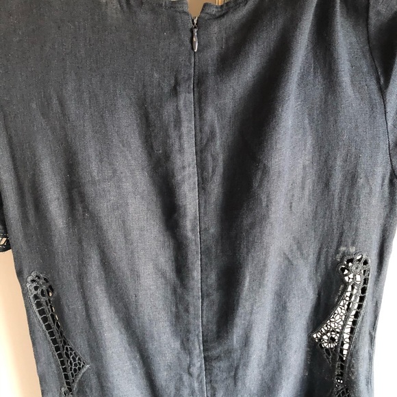 CLUB MONACO Luceenie Eyelet Linen Dress - Picture 9 of 12